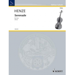 Serenade : für Viola - Hans Werner Henze / Arr. Garth Knox