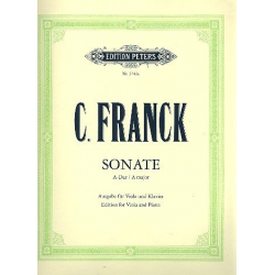 Sonate A-Dur für Violine und Klavier : - César Franck