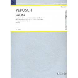 Sonata F major : for 2 treble - Johann Christoph Pepusch