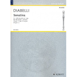 Sonatina in C : für Altblockflöte - Anton Diabelli