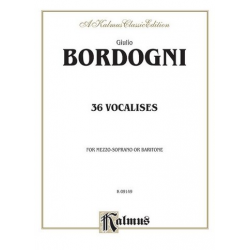 Bordogni 36 Vocalises Mezzo/Bar - Marco Bordogni