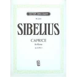 Caprice op.24,3 : für Klavier - Jean Sibelius