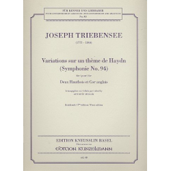 Variations sur un theme de Haydn - Joseph Triebensee