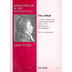 Trio op.8,6 e-moll : für Violine Gittare - Ignaz Joseph Pleyel