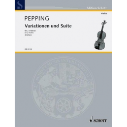 Variationen und Suite : - Ernst Pepping