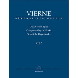 Sämtliche Orgelwerke Band 8,2 : - Louis Victor Jules Vierne