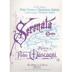 Serenata : für hohe Singstimme und - Pietro Mascagni