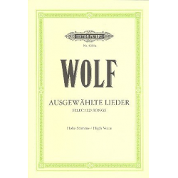 51 ausgewählte Lieder Band 1 : - Hugo Wolf