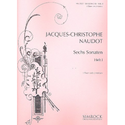 6 Sonaten Band 1 (Nr.1-3) : - Jacques Christophe Naudot