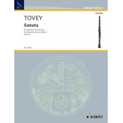 Sonate op.16 : für Klarinette und Klavier - Donald Francis Tovey