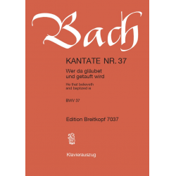 Wer da gläubet und getauft wird : - Johann Sebastian Bach / Arr. Günter Raphael