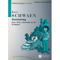 Sommertag : für Flöte, Klarinette und Fagott - Kurt Schwaen