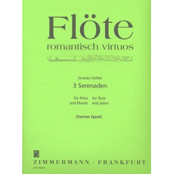 3 Serenaden : für Flöte und Klavier - Ernesto Köhler