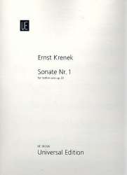 Sonate Nr.1 op.33 : für Violine - Ernst Krenek