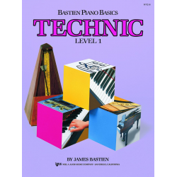 Bastien Piano Basics - Technic Level 1 (English Book) -Jane and James Bastien