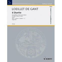 6 Duette op.5 Band 1 : - Jean Baptiste (John of London) Loeillet