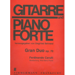 Gran duo op.70 : für - Ferdinando Carulli / Arr. Rita Maria Fleres