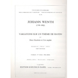 Variations sur un thème de Haydn : - Johann Wenth
