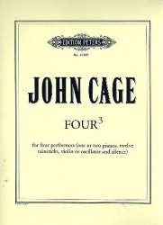 Four 3 : for 4 performers (1 or 2 pianos, - John Cage