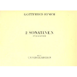 2 Sonatinen op.7 : - Gottfried von Einem
