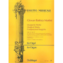 Liturgische Werke Band 2 : - Giovanni Battista Martini