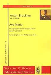 Ave Maria : für Sopran, Trompete -Anton Bruckner