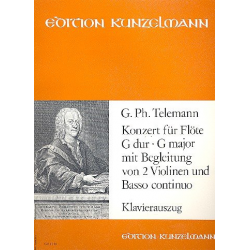Konzert G-Dur für Flöte, 2 Violinen und - Georg Philipp Telemann