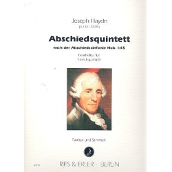 Abschiedsquintett nach Hob.I:45 : für 2 Violinen, - Franz Joseph Haydn