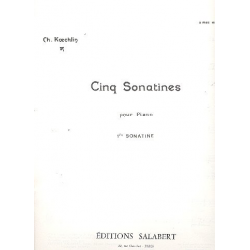 Sonatine op.59,1 : pour piano - Charles Louis Eugene Koechlin
