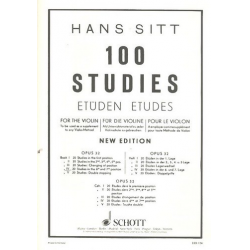100 Studies op.32 vol.4 : 20 studies -Hans Sitt