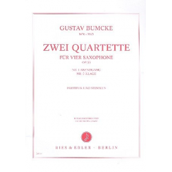 2 Quartette op.23 : für 4 Saxophone -Gustav Bumcke