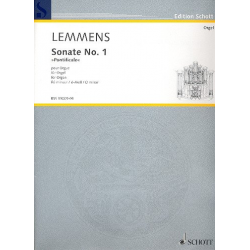 Sonate d-Moll Nr.1 (Pontificale) : für Orgel - Nicolas Jacques Lemmens