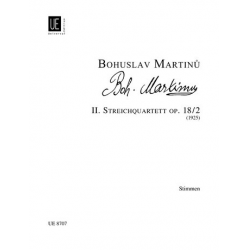 Streichquartett Nr.2 op.18,2 - Bohuslav Martinu