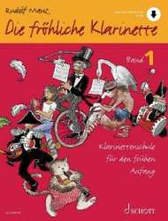 Die fröhliche Klarinette Band 1 - Schule (+Online-Material) - Rudolf Mauz