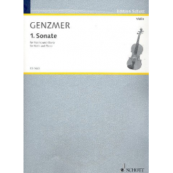 Sonate Nr.1 : für Violione und Klavier - Harald Genzmer