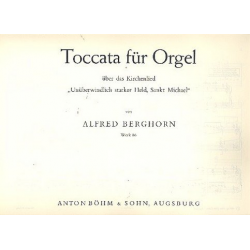 Toccata op.86 über das Kirchenlied - Alfred Berghorn
