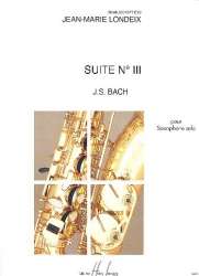 Suite no.3 -Johann Sebastian Bach / Arr.Jean-Marie Londeix