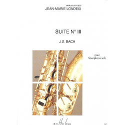 Suite no.3 - Johann Sebastian Bach / Arr. Jean-Marie Londeix