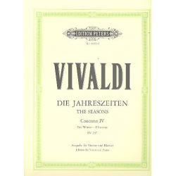 Konzert f-Moll op.8,4 für Violine und Orchester : - Antonio Vivaldi