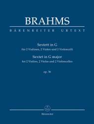 Sextett G-Dur op.36 : für 2 Violinen, - Johannes Brahms