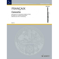 Concerto für Fagott und Orchester : -Jean Francaix