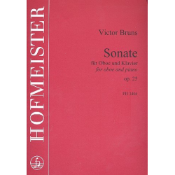 Sonate op.25 : für Oboe und Klavier - Victor Bruns