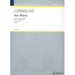 Ave Maria : für Gesang (mittel) und - Peter Cornelius / Arr. Wolfgang Birtel