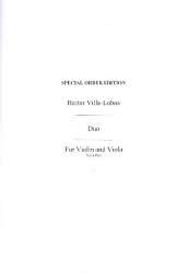 Duo (1946) : for violin and viola - Heitor Villa-Lobos