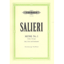 Messe D-Dur Nr.1 : für Soli, - Antonio Salieri