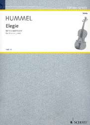 Elegie nach op.103b : für Viola und Klavier - Bertold Hummel