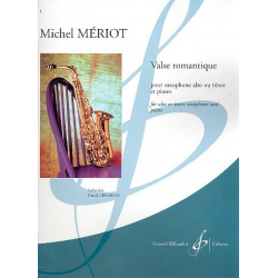 Valse romantique : pour saxophone - Michel Meriot