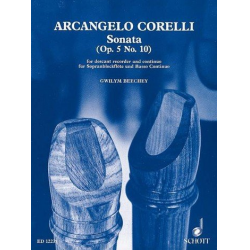 Sonata op.5,10 : for soprano - Arcangelo Corelli