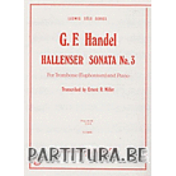 Hallenser Sonata No. 3 - Georg Friedrich Händel (George Frederic Handel) / Arr. Ernest R. Miller