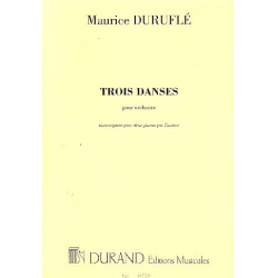 3 Danses pour orchestre : pour 2 pianos - Maurice Duruflé